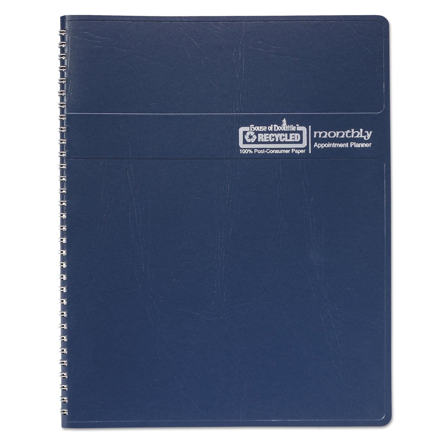 House of Doolittle 14-Month Recycled Ruled Monthly Planner, 11 x 8.5, Blue Cover, 14-Month: Dec 2024 to Jan 2026 (26207)