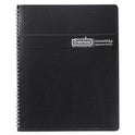 House of Doolittle 14-Month Recycled Ruled Monthly Planner, 11 x 8.5, Black Cover, 14-Month: Dec 2024 to Jan 2026 (26202)