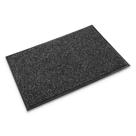 Crown Mats Cross-Over Indoor/Outdoor Wiper/Scraper Mat, Olefin/Poly, 36 x 60, Gray (CS0035GY)