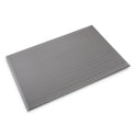 Crown Mats Ribbed Anti-Fatigue Mat, Vinyl, 36 x 60, Gray (FL3660GY)