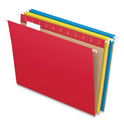 Pendaflex Colored Hanging Folders, Letter Size, 1/5-Cut Tabs, Three-Color Assortment, 25/Box (81612)