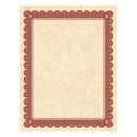 Southworth Parchment Certificates, Academic, 8.5 x 11, Copper with Red/Brown Border, 25/Pack (CT5R)