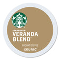 Starbucks Veranda Blend Coffee K-Cups Pack, 24/Box (011111159)