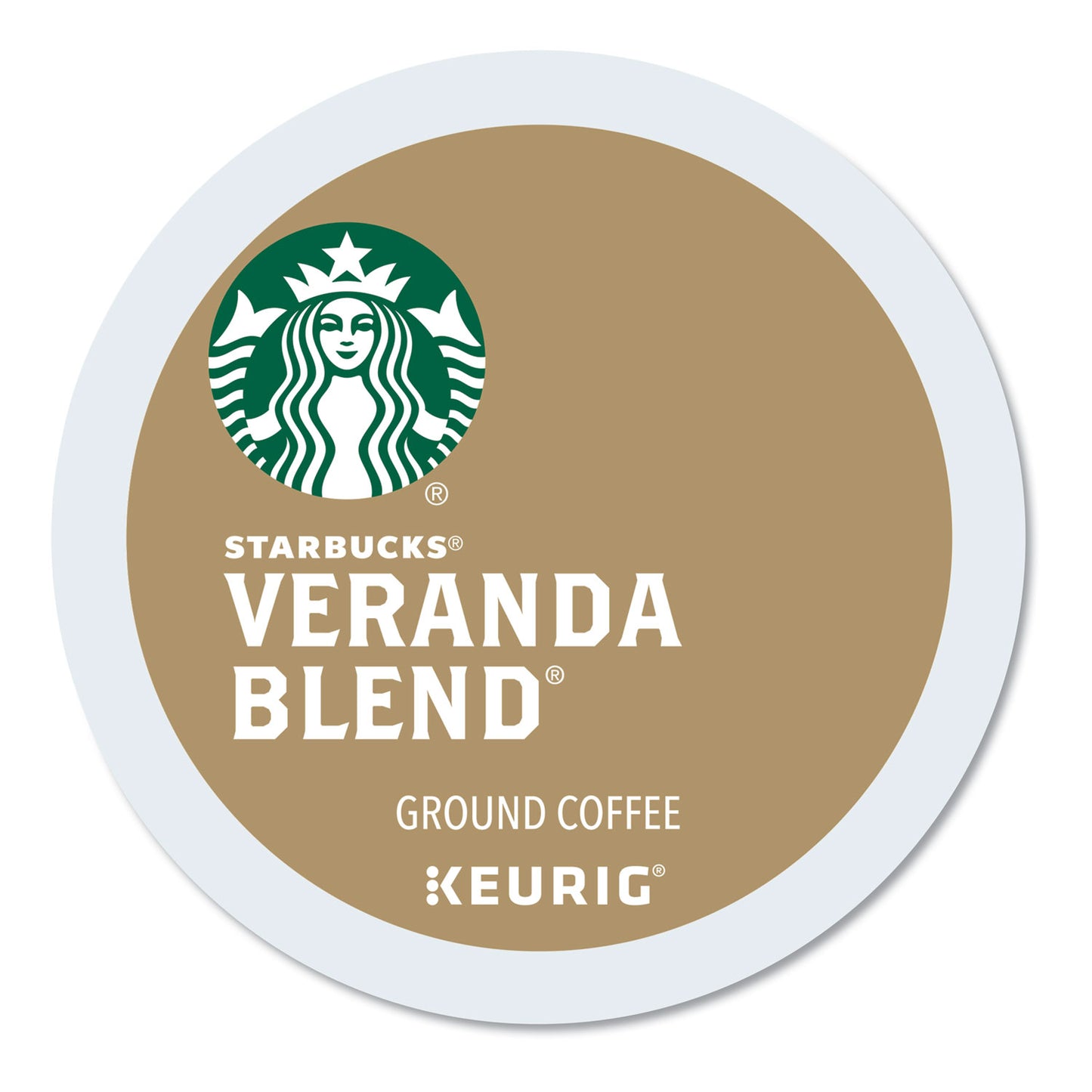 Starbucks Veranda Blend Coffee K-Cups Pack, 24/Box (011111159)