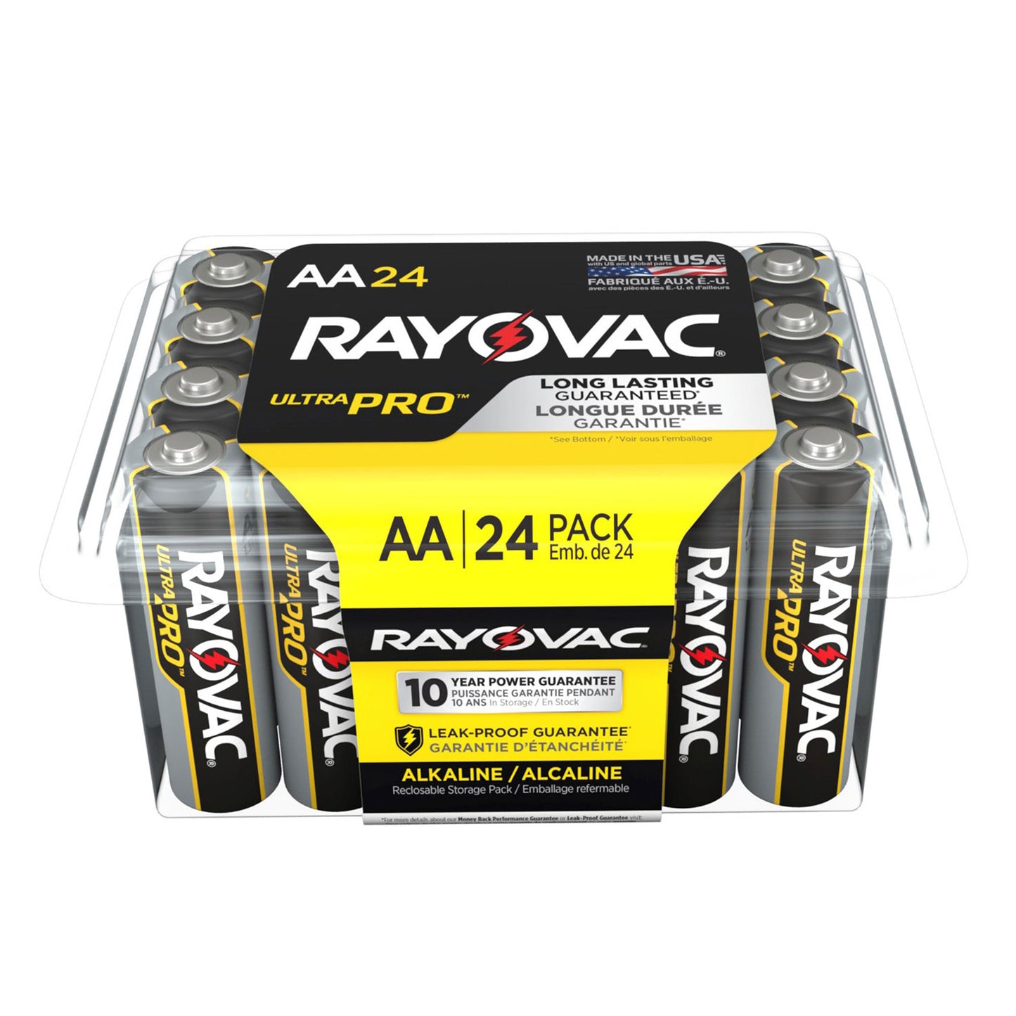 Rayovac Ultra Pro Alkaline AA Batteries, 24/Pack (ALAA24PPJ)