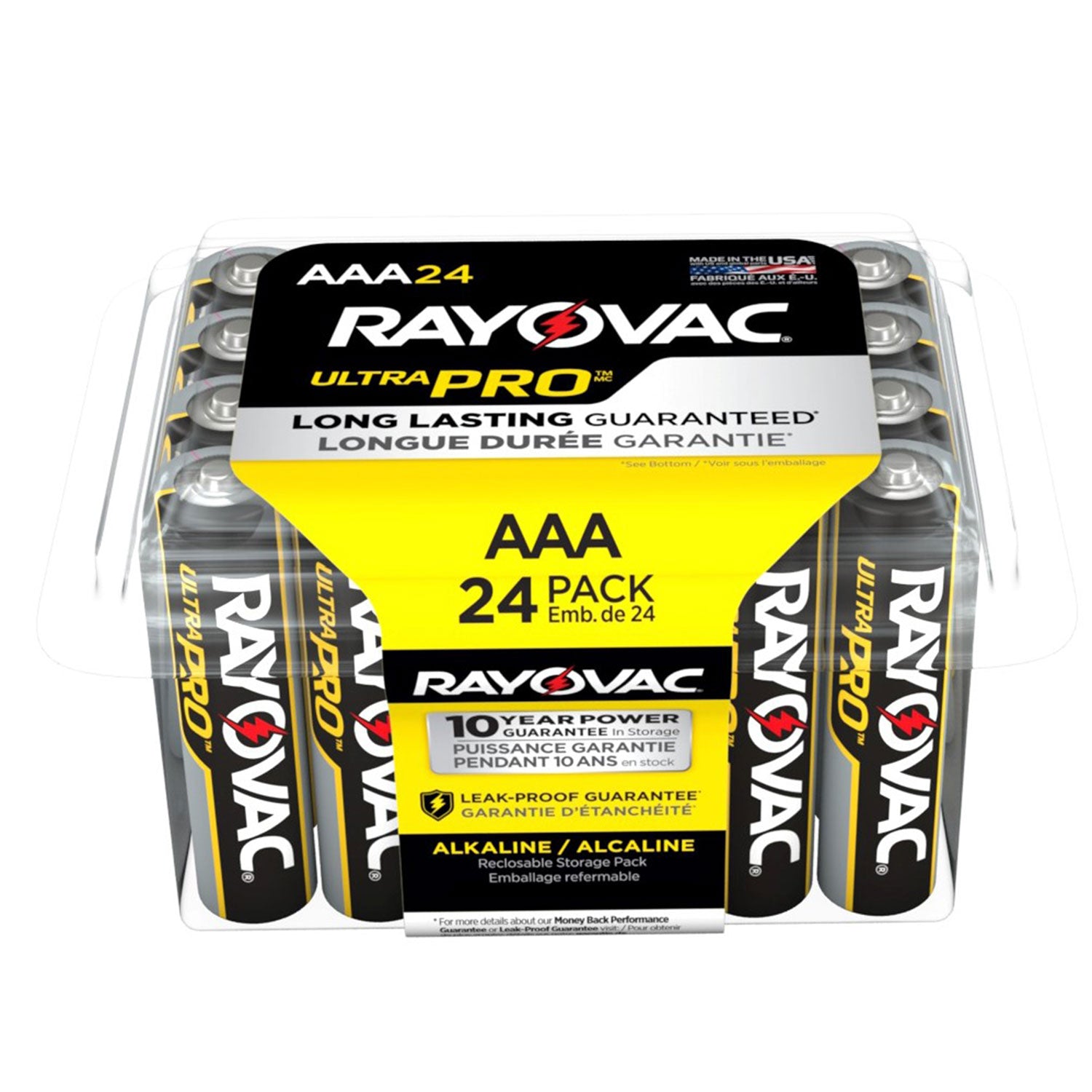 Rayovac Ultra Pro Alkaline AAA Batteries, 24/Pack (ALAAA24PPJ)