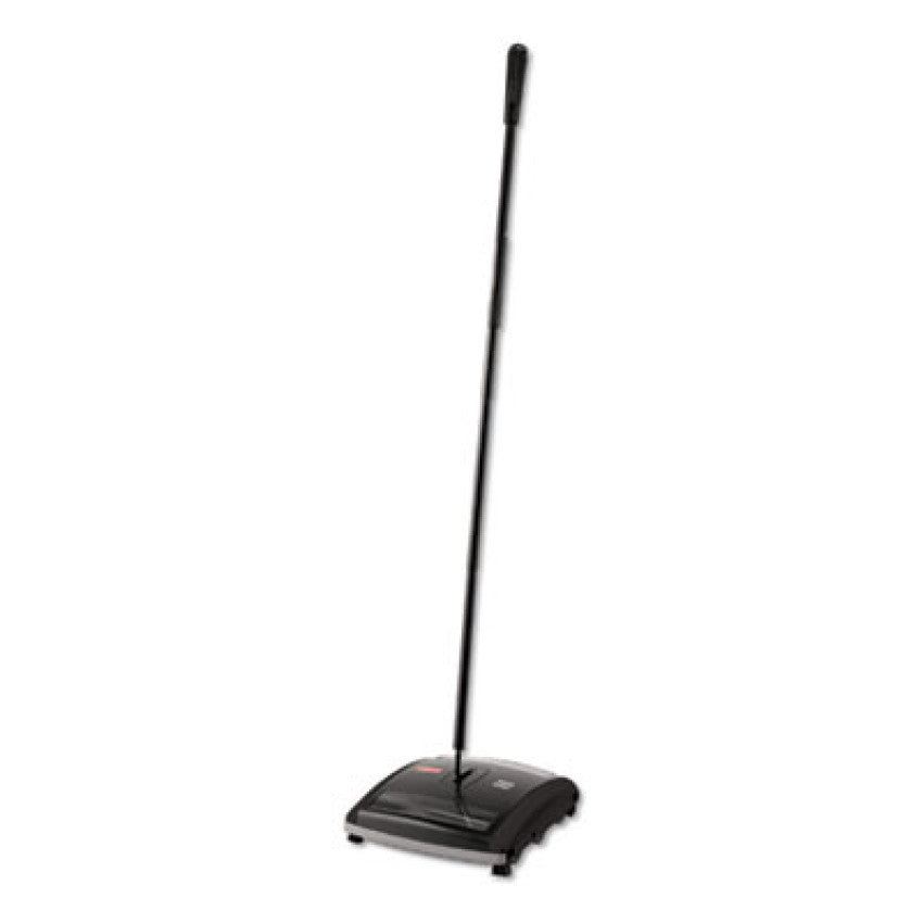 Brushless Mechanical Sweeper, 44" Handle, Black/Yellow