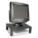 Kantek Single-Level Monitor Stand, 17" x 13.25" x 3" to 6.5", Black, Supports 50 lbs (MS400)
