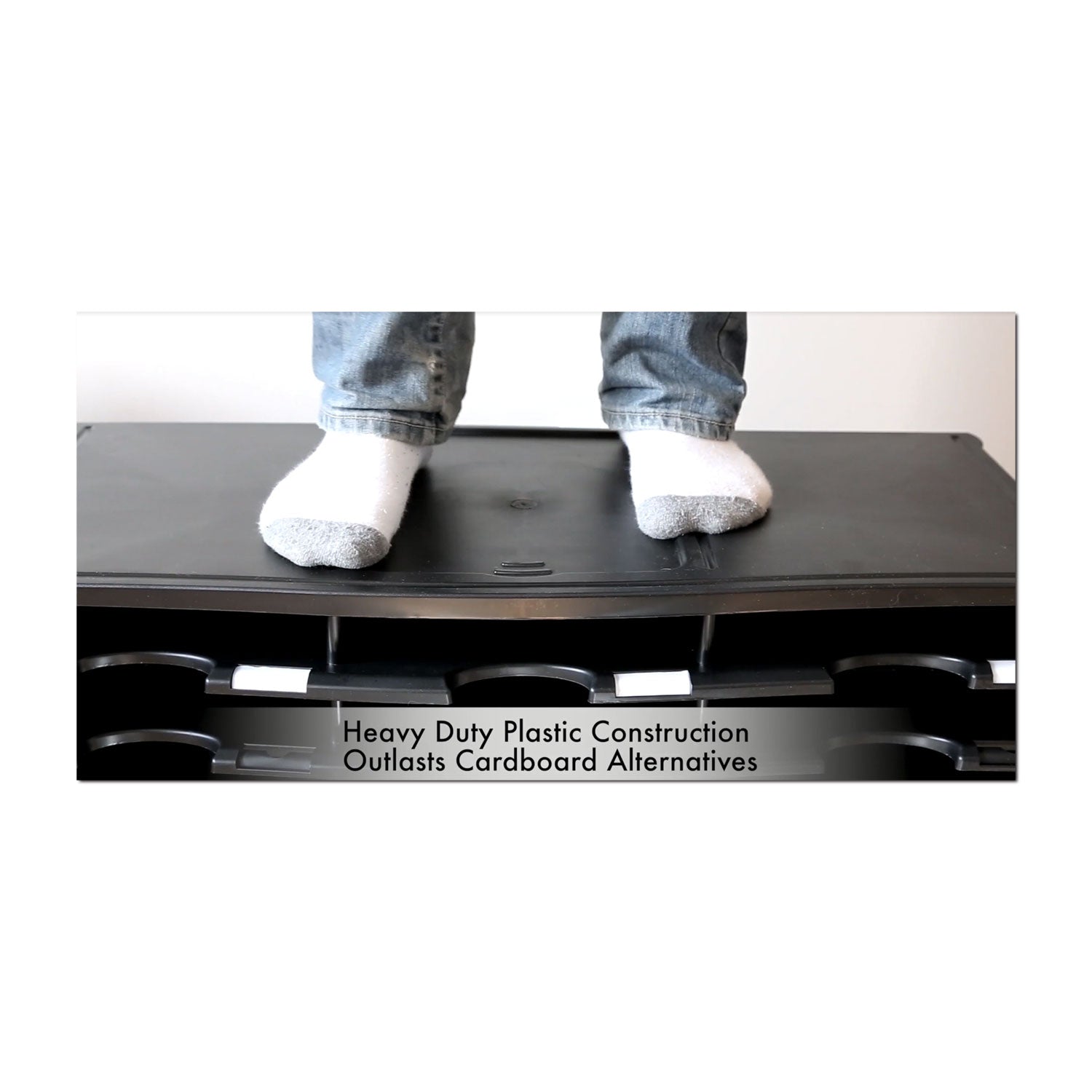 Storex Literature Organizer, 12 Compartments, 10.63 x 13.3 x 31.4, Gray (61601U01C)