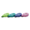 Tombow MONO Original Correction Tape, Assortedt RetroColor Applicators, 0.17" x 394", 6/Box (68670)