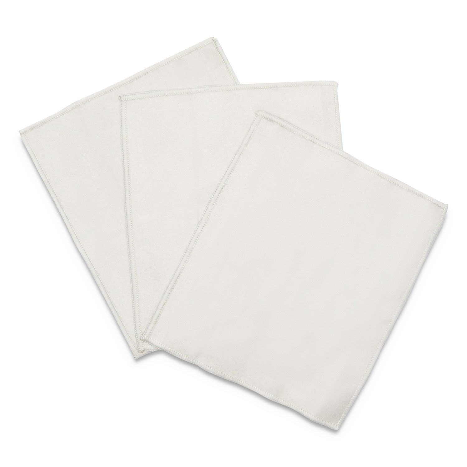 Innovera Microfiber Cleaning Cloths, 6 x 7, Unscented, Gray, 3/Pack (51506)