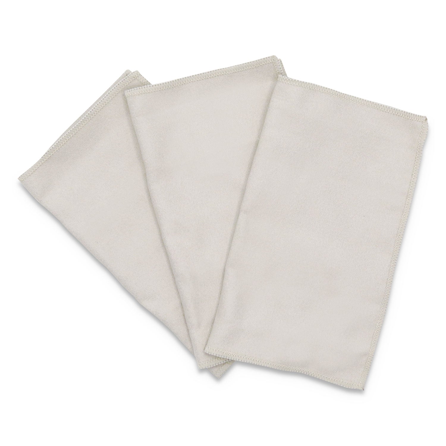 Innovera Microfiber Cleaning Cloths, 6 x 7, Unscented, Gray, 3/Pack (51506)