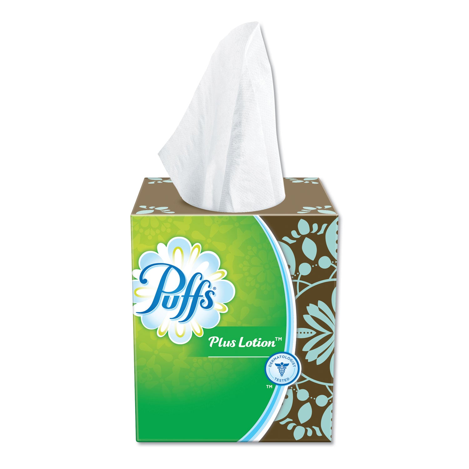 Puffs Plus Lotion Facial Tissue, 2-Ply, White, 56 Sheets/Box, 24 Boxes/Carton (34899CT)