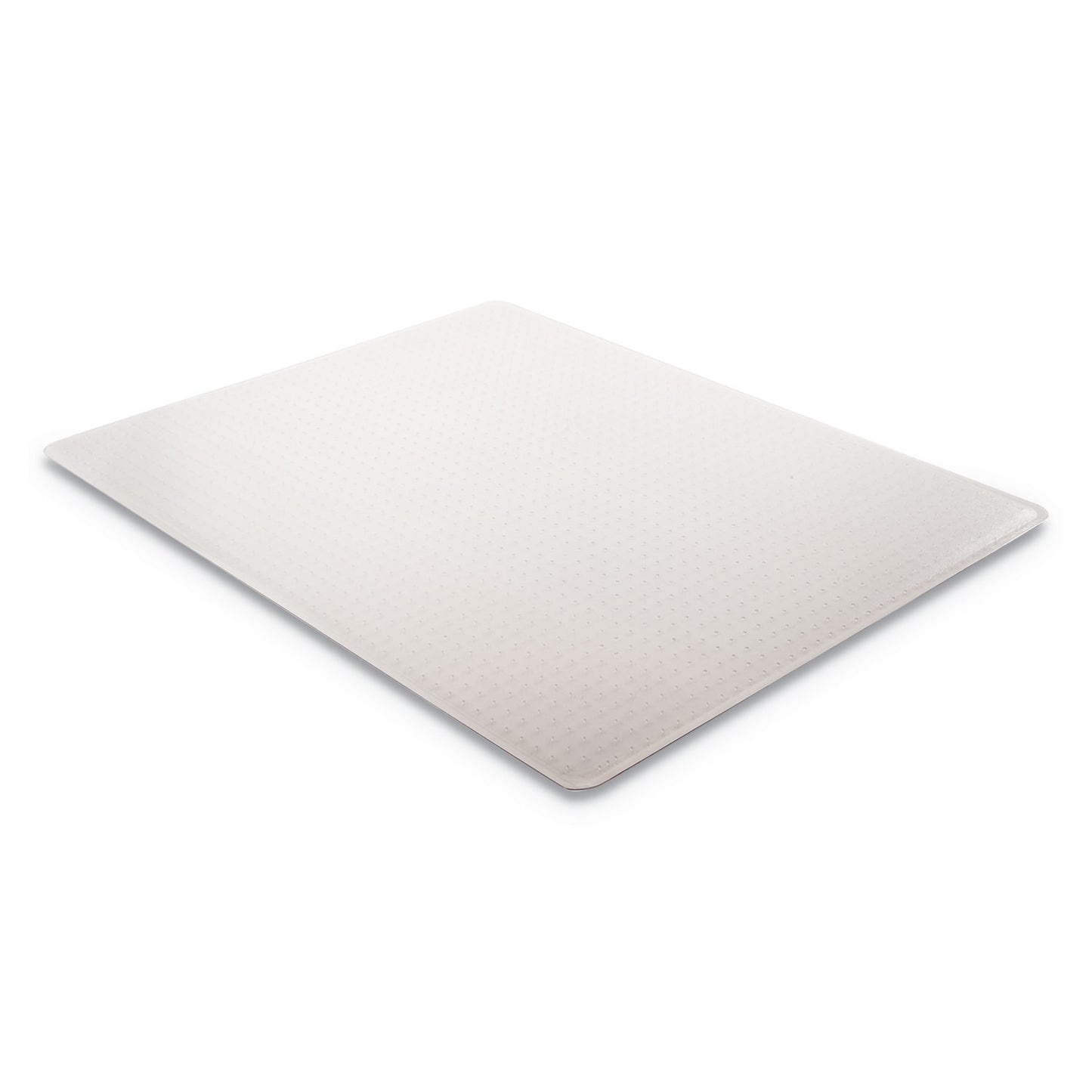 Deflecto EconoMat Occasional Use Chair Mat for Low Pile Carpet, 45 x 53, Rectangular, Clear (CM11242COM)