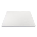 Deflecto EconoMat Occasional Use Chair Mat for Low Pile Carpet, 45 x 53, Rectangular, Clear (CM11242COM)