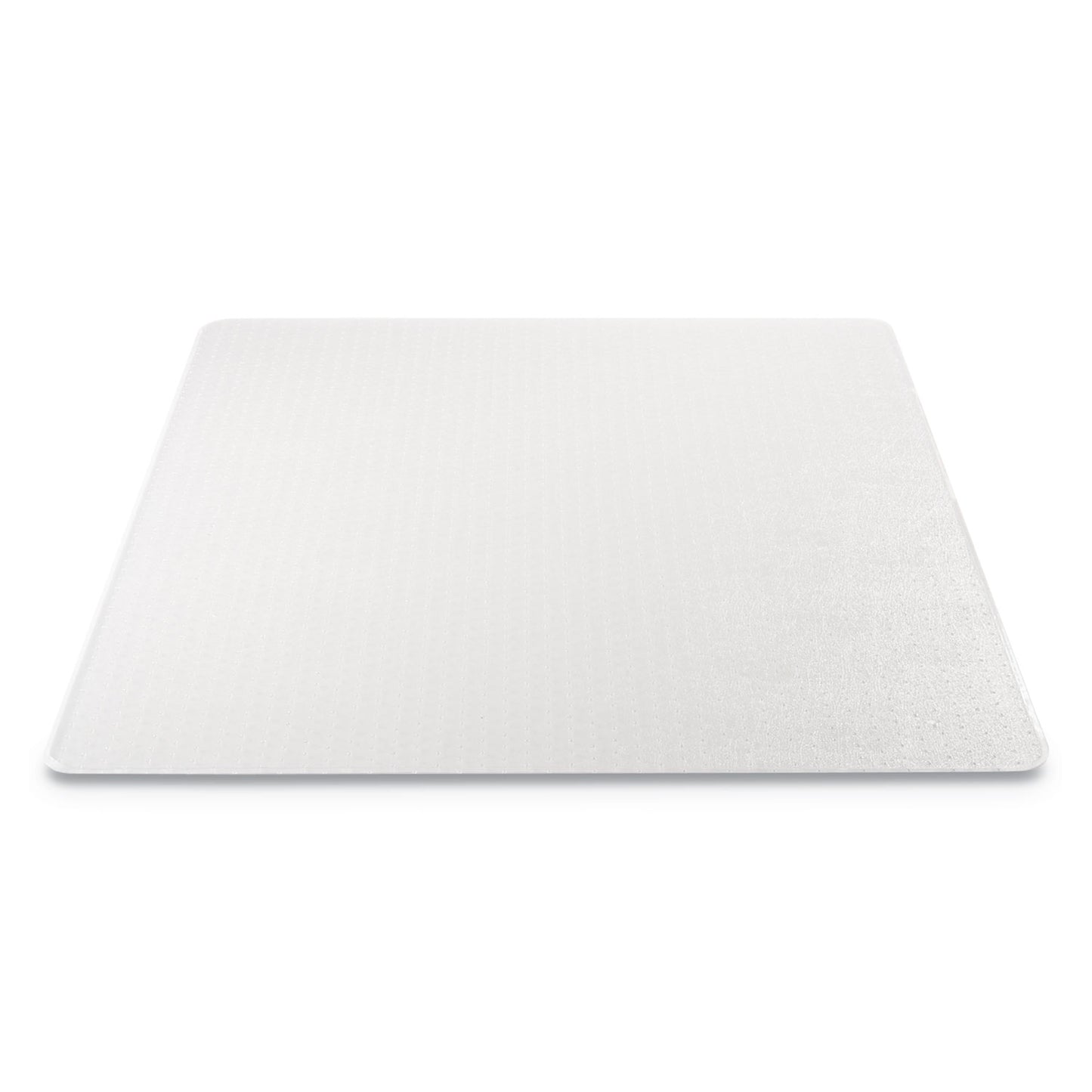 Deflecto EconoMat Occasional Use Chair Mat for Low Pile Carpet, 45 x 53, Rectangular, Clear (CM11242COM)