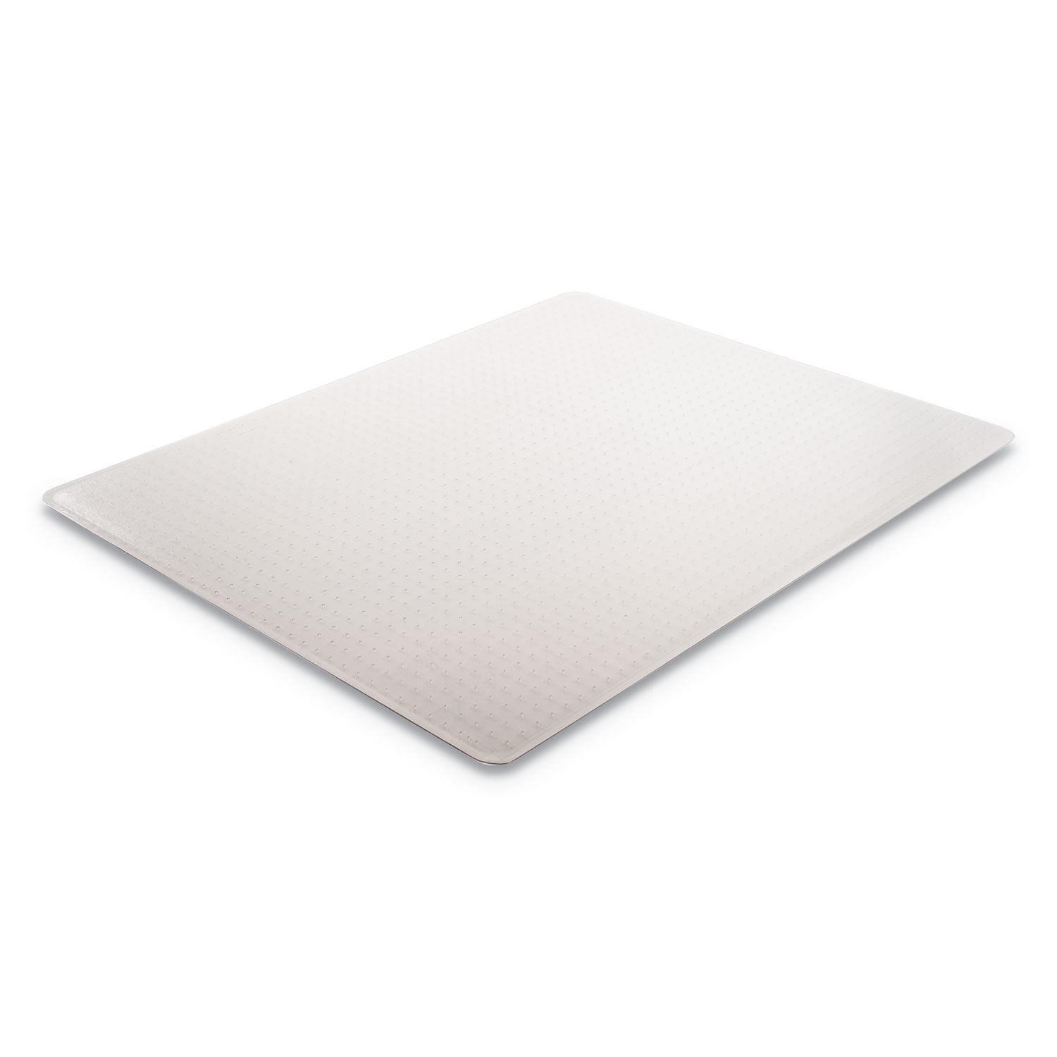 Deflecto EconoMat Occasional Use Chair Mat for Low Pile Carpet, 45 x 53, Rectangular, Clear (CM11242COM)