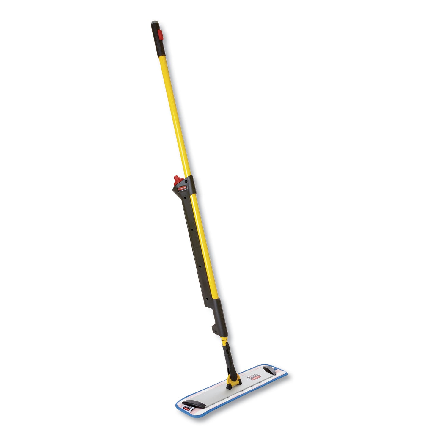 Rubbermaid Pulse Microfiber Spray Mop System, 17" Wide Microfiber Head, 52" Yellow Plastic Handle (1835528)