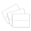 C-Line Scored Tent Cards, 4.25 x 11, White,1 Card/Sheet, 50 Sheets/Box (87517)