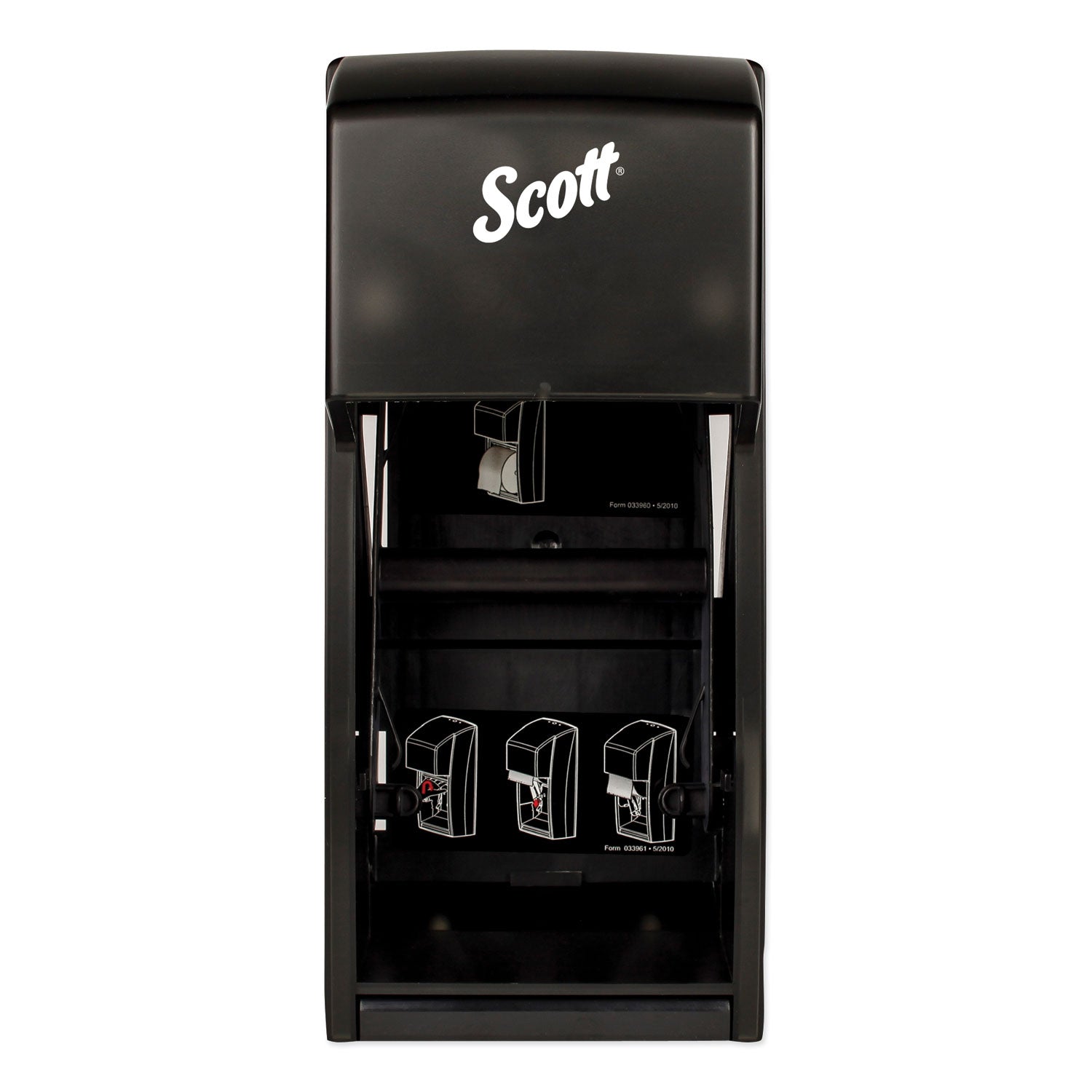 Scott Essential SRB Tissue Dispenser, 6 x 6.6 x 13.6, Transparent Smoke (09021)