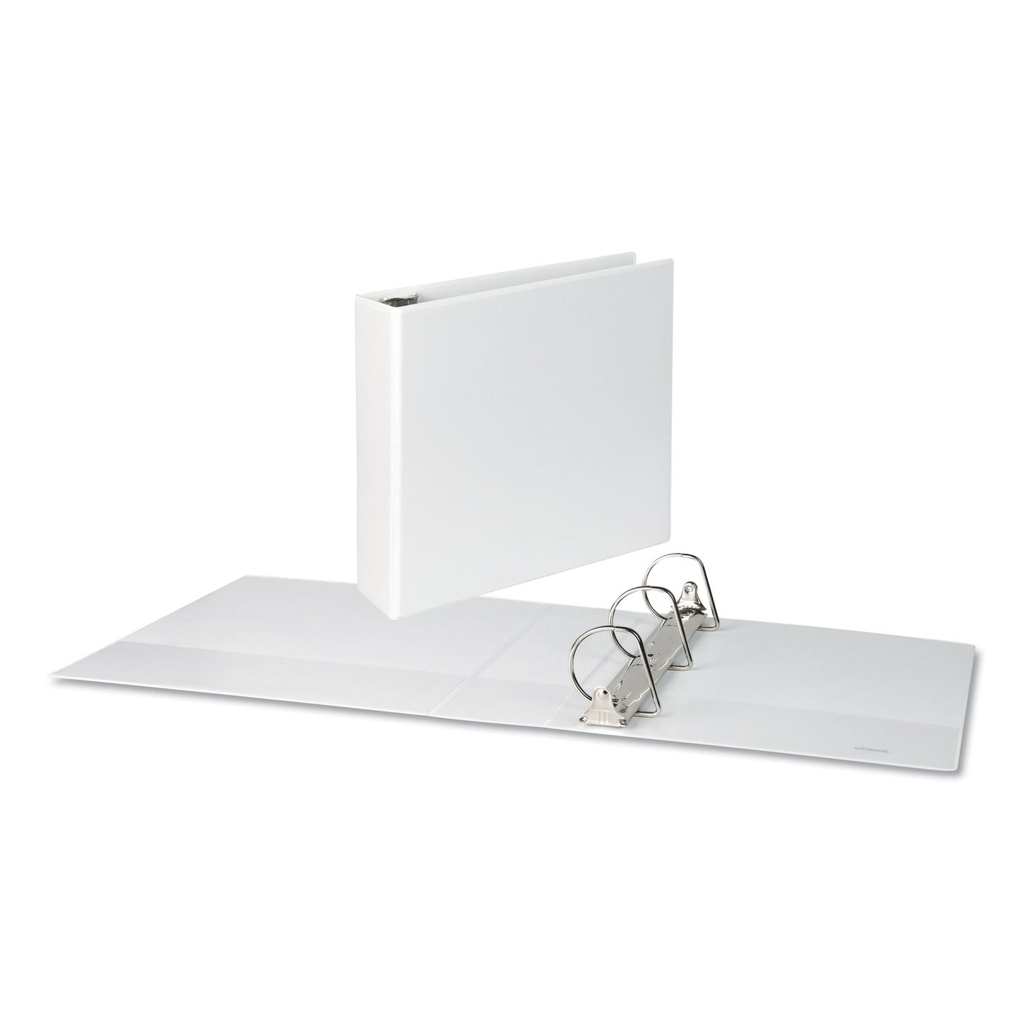 Universal Slant D-Ring View Binder, 3 Rings, 3" Capacity, 11 x 8.5, White (20748)