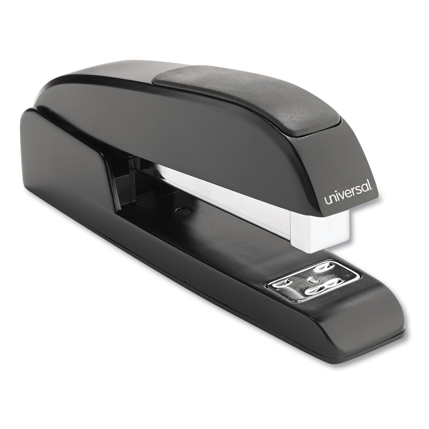 Universal Executive Full-Strip Stapler, 20-Sheet Capacity, Black (43138)