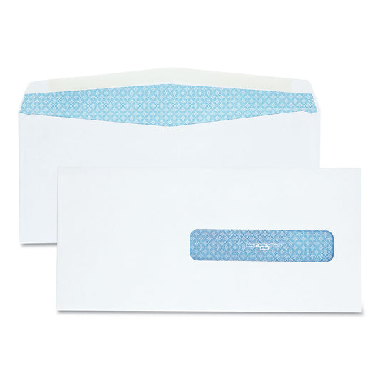 Quality Park Security Tinted Insurance Claim Form Envelope, Address Window, Commercial Flap, Gummed Closure, 4.5 x 9.5, White, 500/Box (21432)
