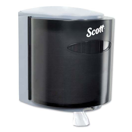 Scott Roll Center Pull Towel Dispenser, 10.3 x 9.3 x 11.9, Smoke/Gray (09989)