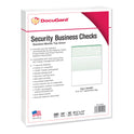 DocuGard Standard Security Check, 11 Features, 8.5 x 11, Green Marble Top, 500/Ream (04502)