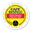Cafe Bustelo Espresso Style K-Cups, 24/Box (6106)