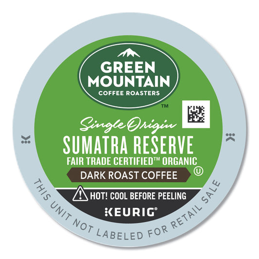 Keurig Fair Trade Organic Sumatran Extra Bold Coffee K-Cups, 24/Box (4060)