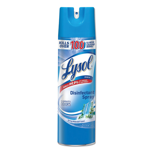 LYSOL Brand Disinfectant Spray, Spring Waterfall Scent, 19 oz Aerosol Spray (79326) - 3 Pack