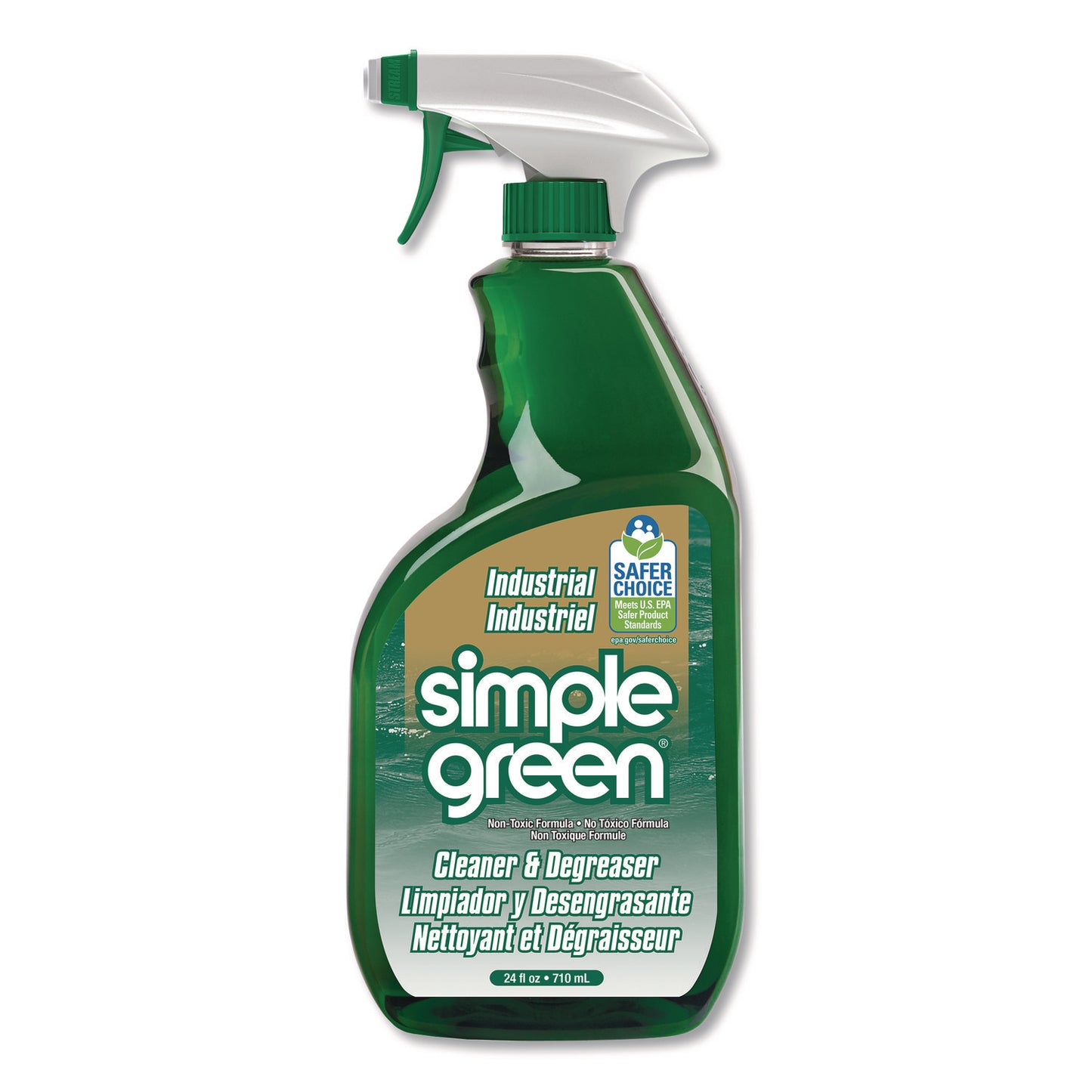 simple green Industrial Cleaner and Degreaser, Concentrated, 24 oz Spray Bottle (13012)