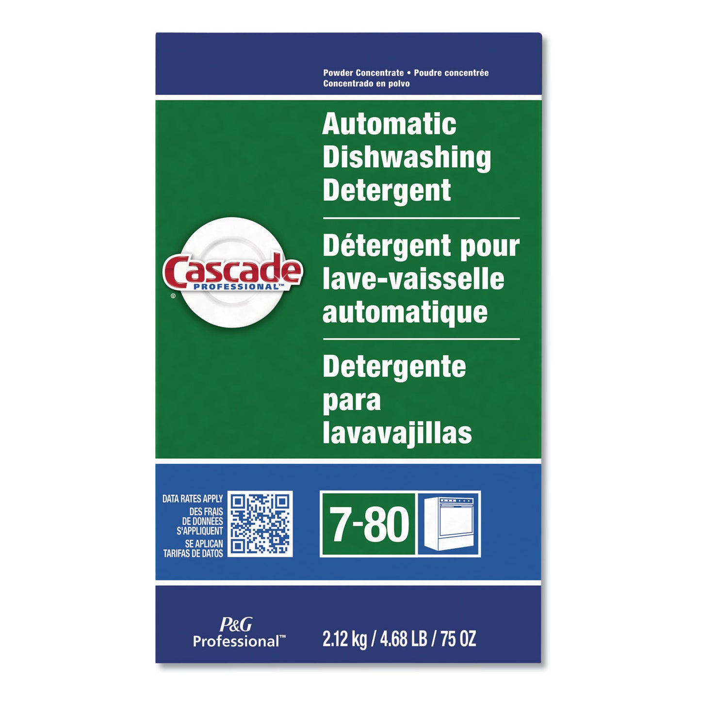 Cascade Automatic Dishwasher Detergent Powder, Fresh Scent, 75 oz Box (59535)