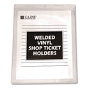 C-Line Clear Vinyl Shop Ticket Holders, Both Sides Clear, 50 Sheets, 9 x 12, 50/Box (80912)