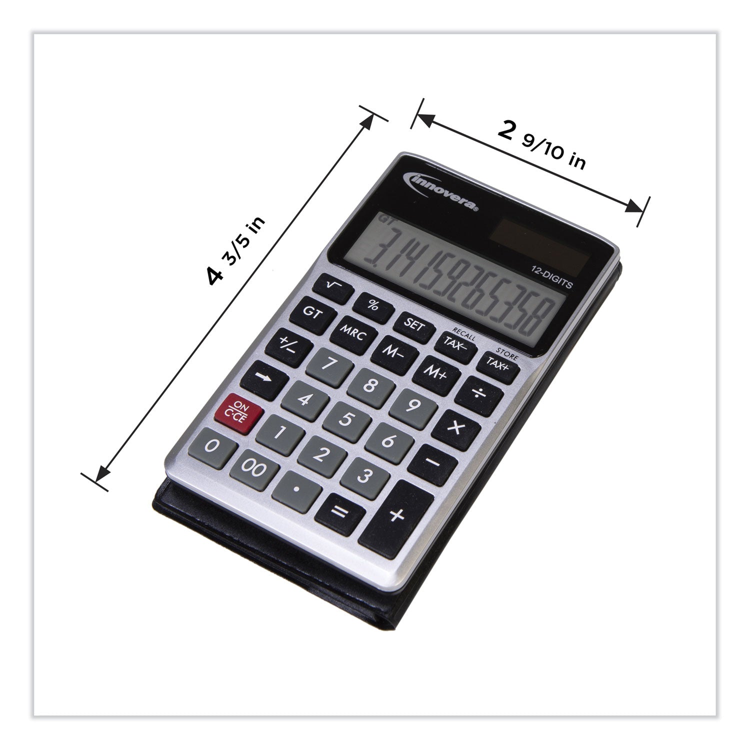 Innovera 15922 Pocket Calculator, 12-Digit LCD