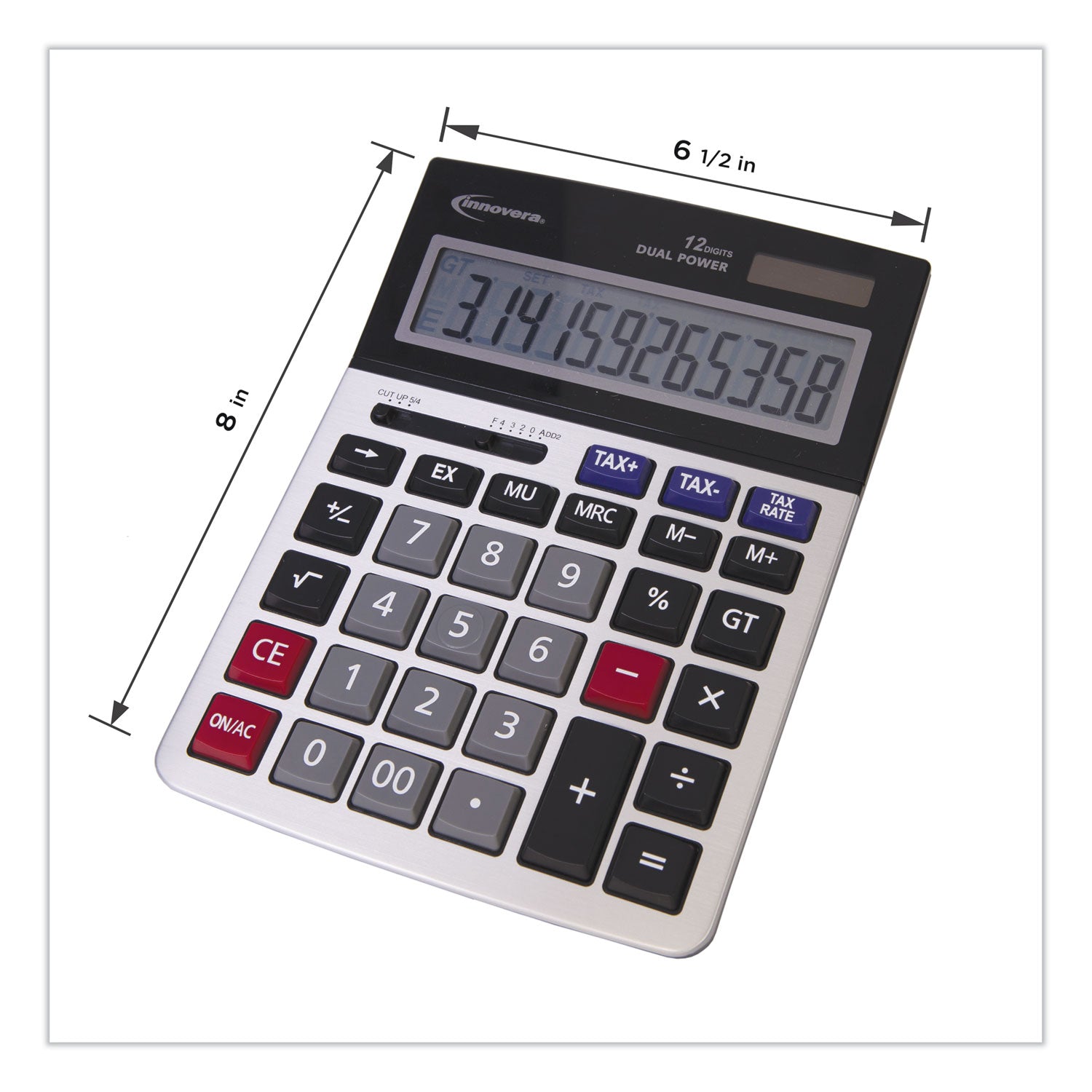 Innovera 15975 Large Display Calculator, 12-Digit LCD