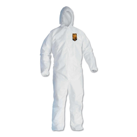 A45 Prep And Paint Coveralls, Large, White, 25/carton