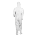 KleenGuard A40 Elastic-Cuff, Ankle, Hood and Boot Coveralls, Large, White, 25/Carton (44333)
