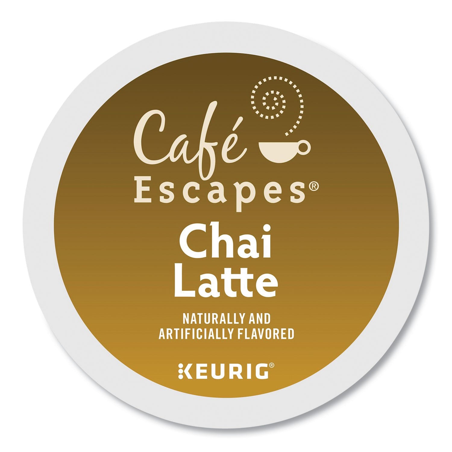 Keurig Cafe Escapes Chai Latte K-Cups, 24/Box (6805)