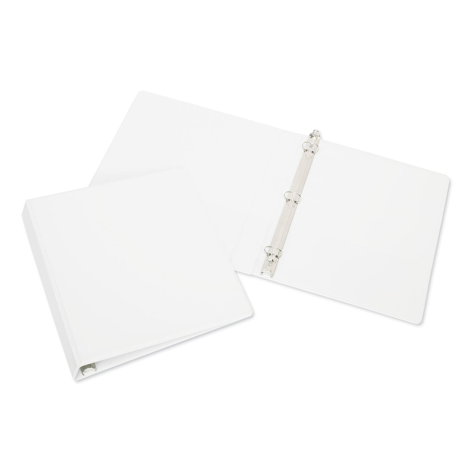 AbilityOne 7510015107492, SKILCRAFT Round Ring Binder, 3 Rings, 1" Capacity, 11 x 8.5, White