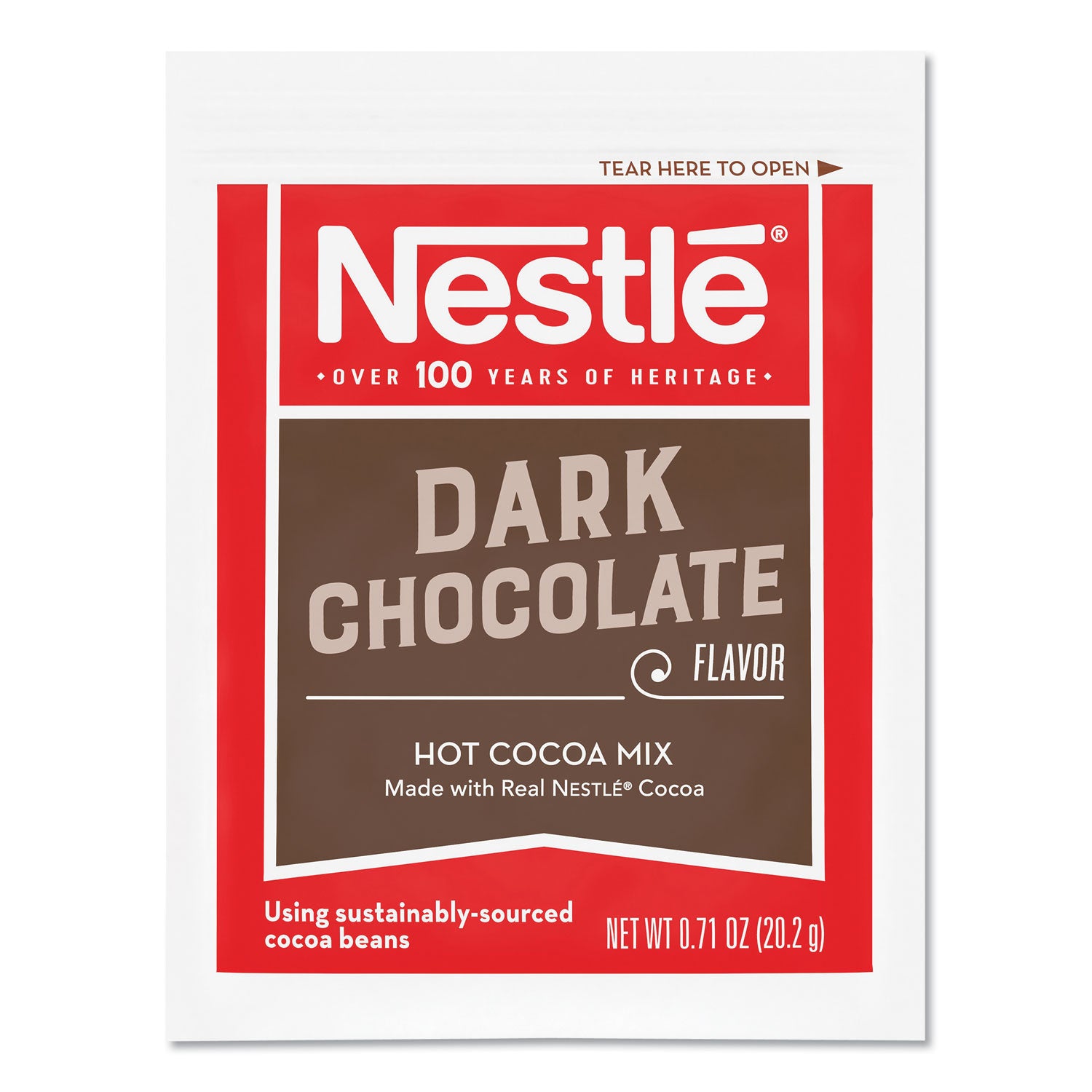 Nestle Hot Cocoa Mix, Dark Chocolate, 0.71 oz, 50/Box (70060)