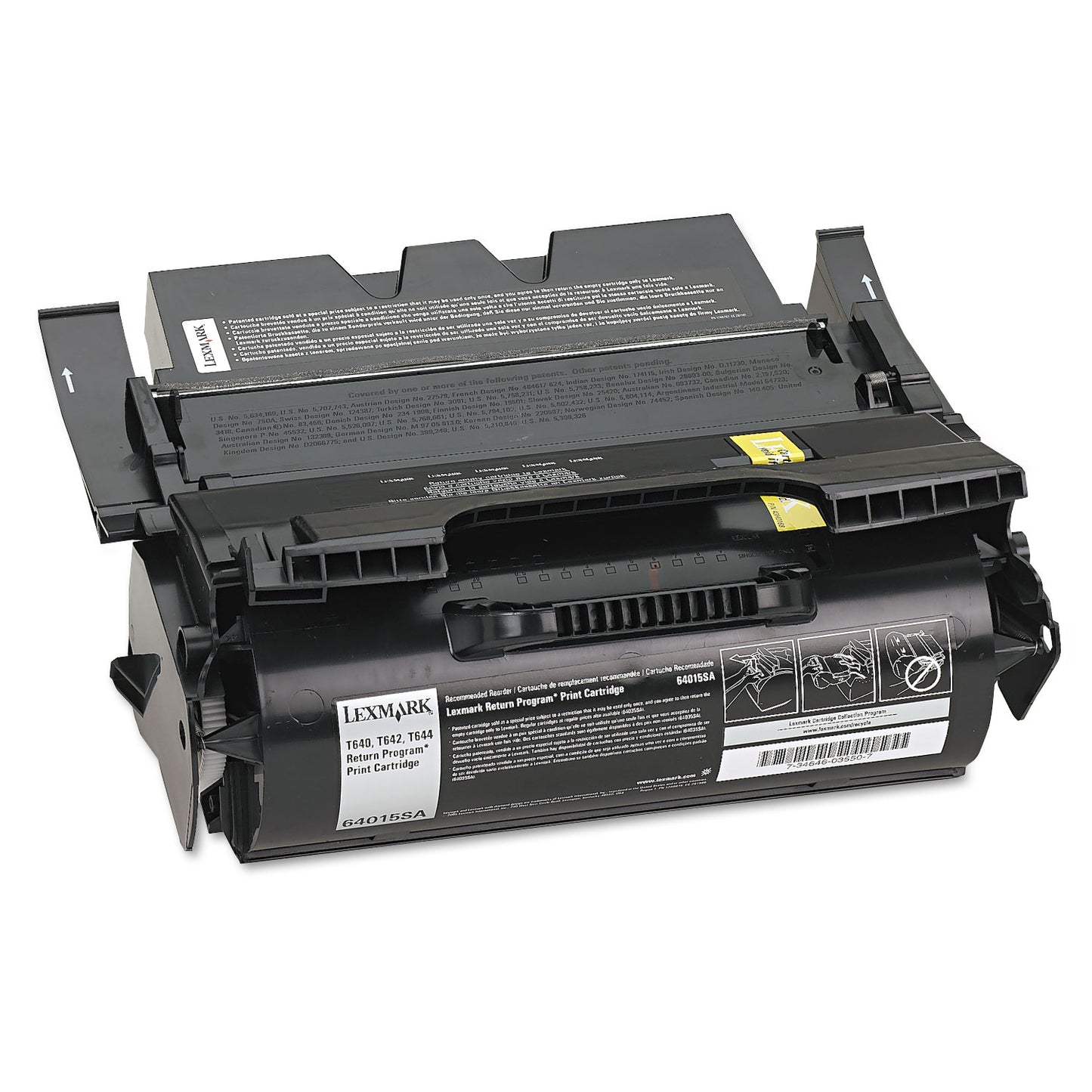 Lexmark 64015SA Return Program Toner, 6,000 Page-Yield, Black