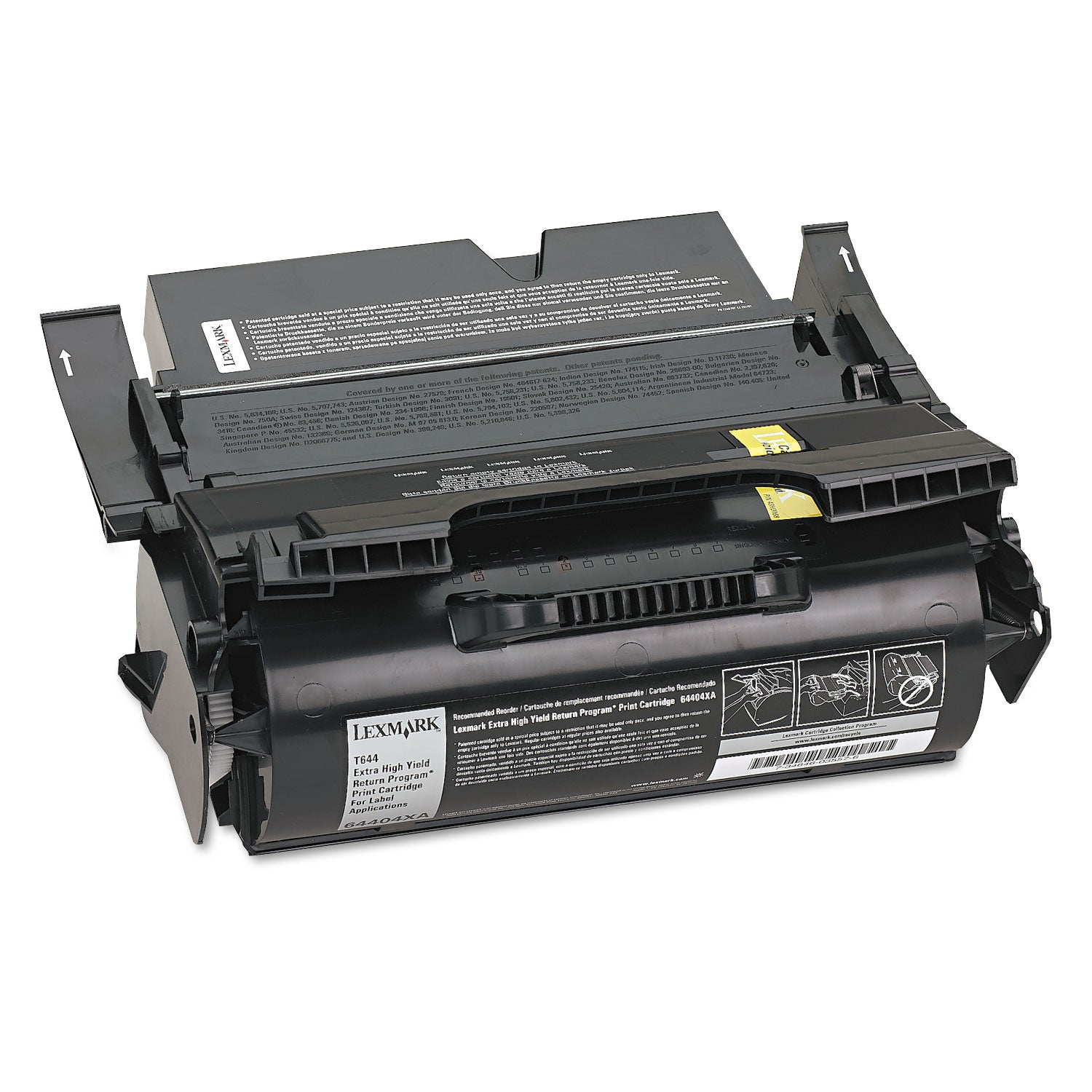 Lexmark 64404XA Extra High-Yield Toner, 32,000 Page-Yield, Black