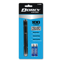 DORCY 100 Lumen LED Penlight, 2 AAA Batteries (Included), Silver (411218)