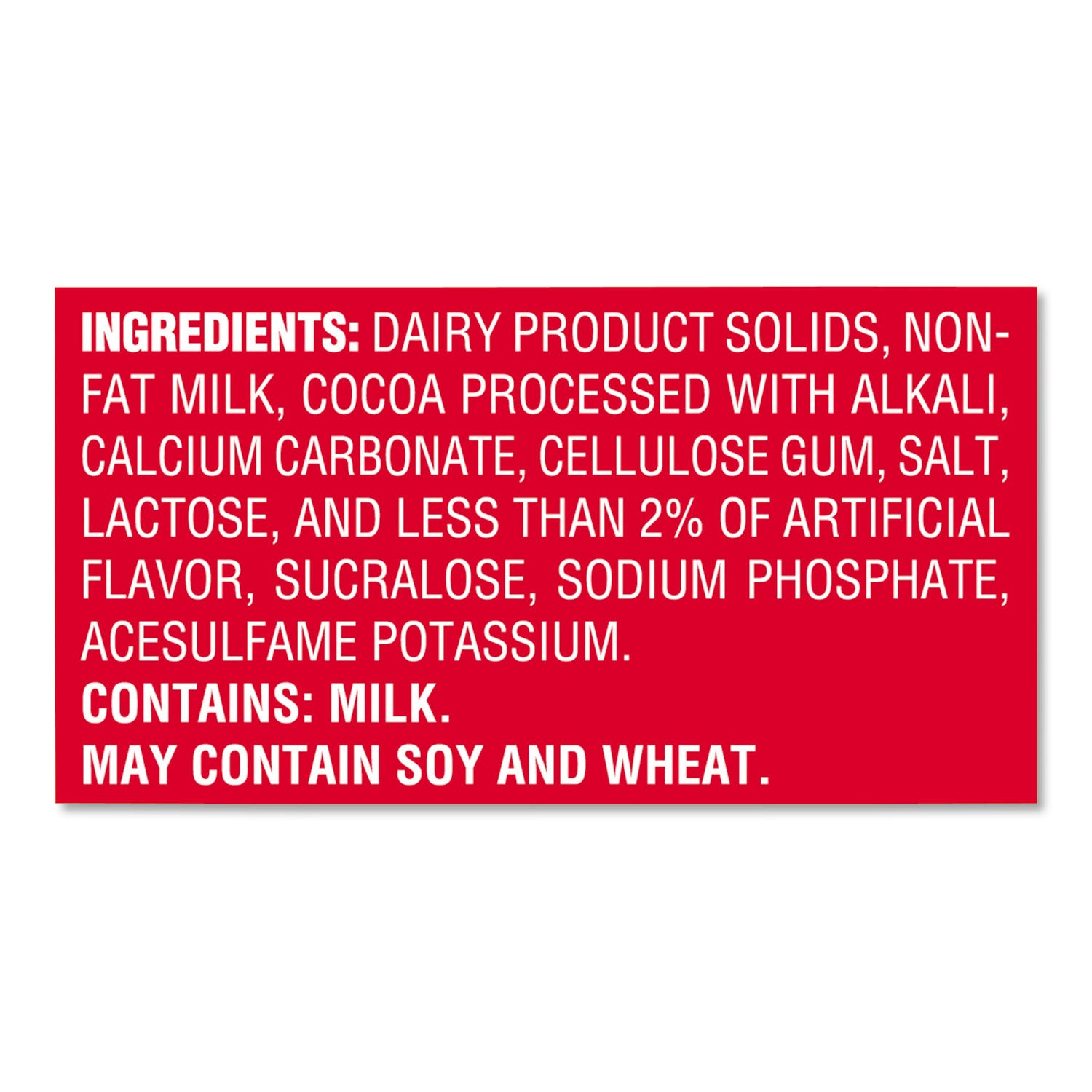 Nestle No-Sugar-Added Hot Cocoa Mix Envelopes, Rich Chocolate, 0.28 oz Packet, 30/Box (61411)