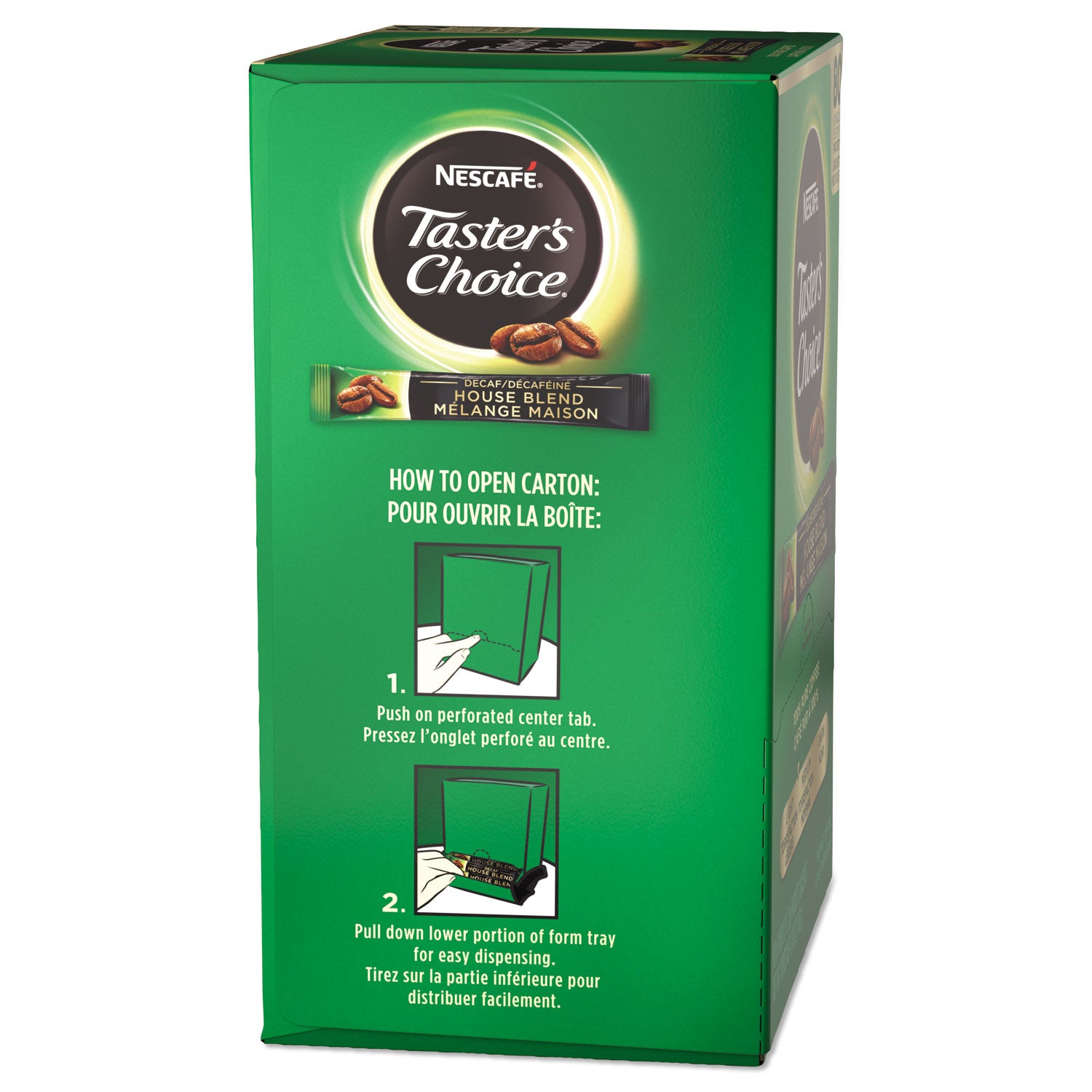 Nescaf Taster's Choice Stick Pack, Decaf, 0.06oz, 80/Box (66488)