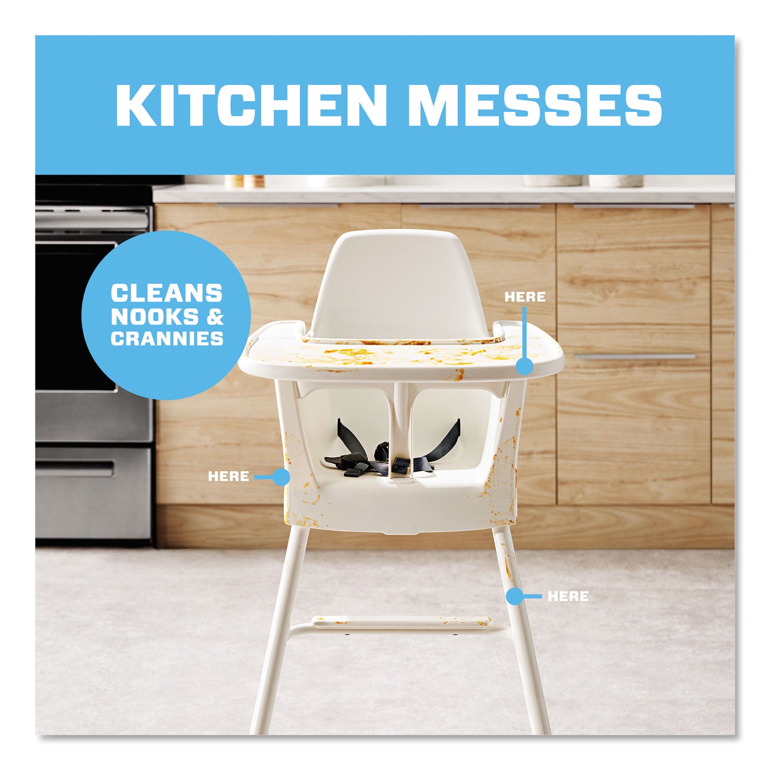 Mr. Clean Magic Eraser Sheets, 3.5 x 5.8, 0.03" Thick, White, 16/Pack (02562PK)