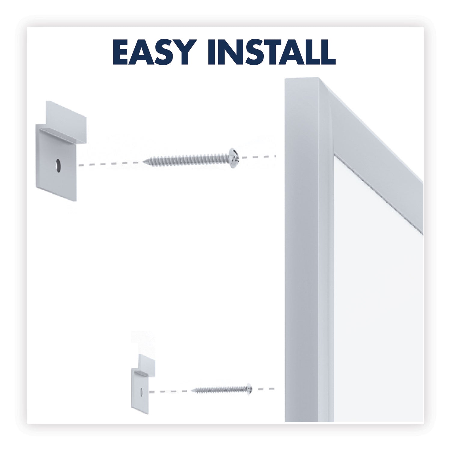 Quartet Classic Series Total Erase Dry Erase Boards, 36 x 24, White Surface, Silver Anodized Aluminum Frame (S533)