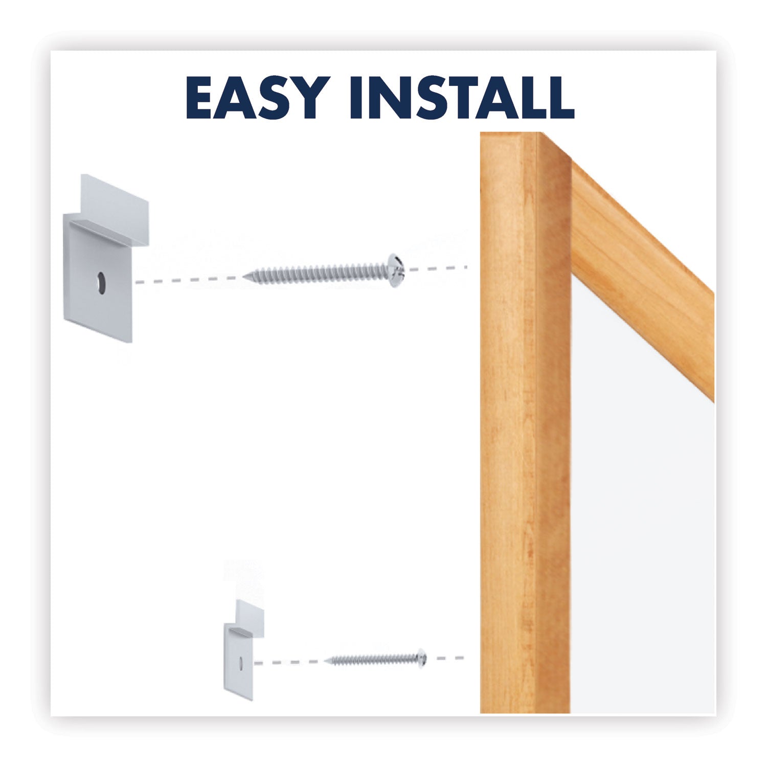 Quartet Classic Series Total Erase Dry Erase Boards, 36 x 24, White Surface, Oak Fiberboard Frame (S573)